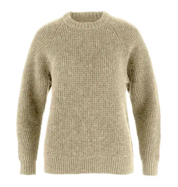 Women‘s Ovik Waffle Knit - Light Beige - Large