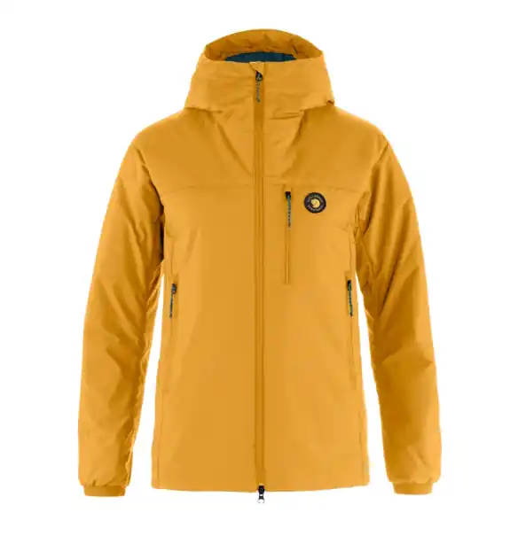 Women‘s Bergtagen 60 Insulation Jacket - Mustard Yellow/Mountain Blue - Small