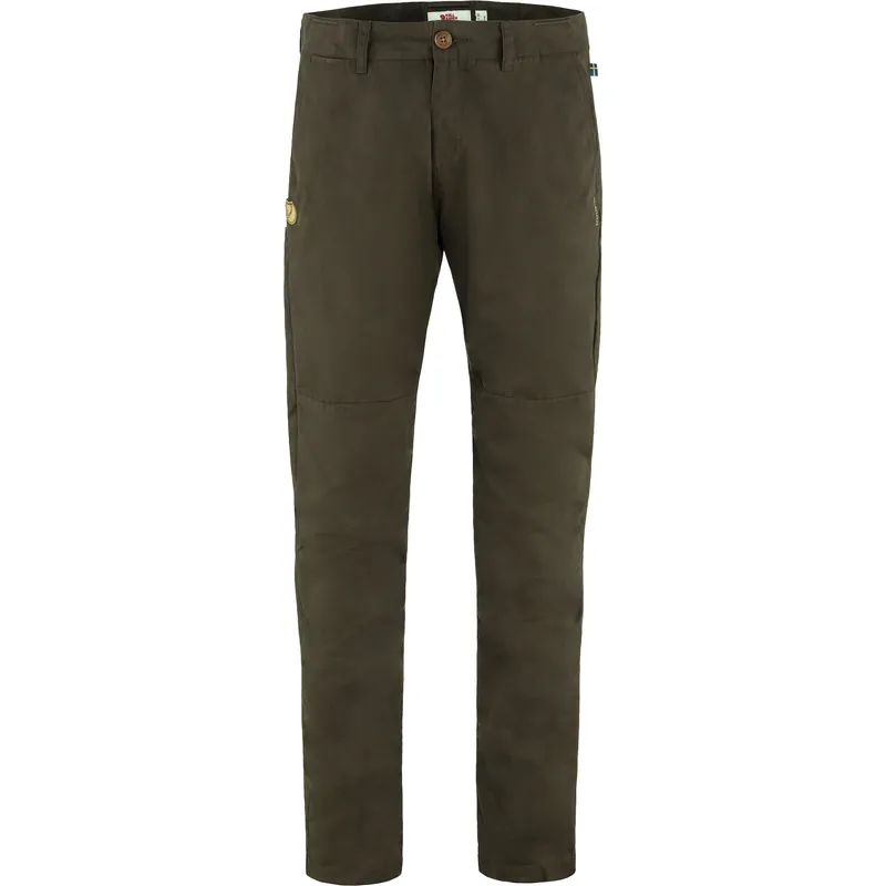 Men‘s Sormland Tapered Trousers - Dark Olive - 58/Long