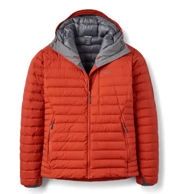 Rab Men‘s Microlight Windstopper Hoody - Tuscan Red - Medium