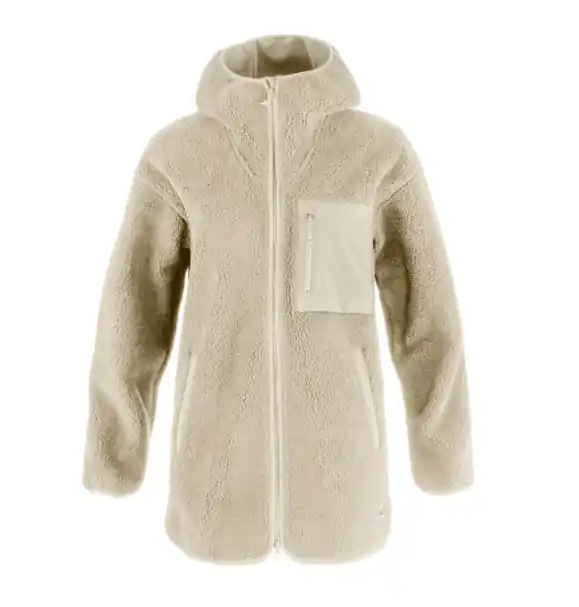 Women‘s Vardag Pile Fleece Long - Chalk White - Small