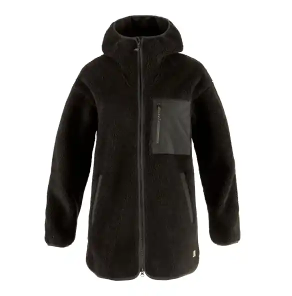 Women‘s Vardag Pile Fleece Long - Black - Medium
