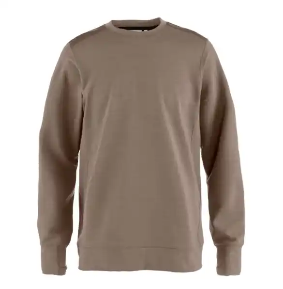 Men‘s Keb Fleece Crew Neck - Suede Brown - Small