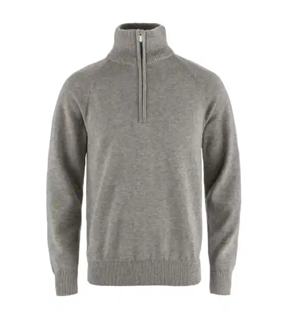 Men‘s Ovik Lite Half Zip - Grey/Melange - Small