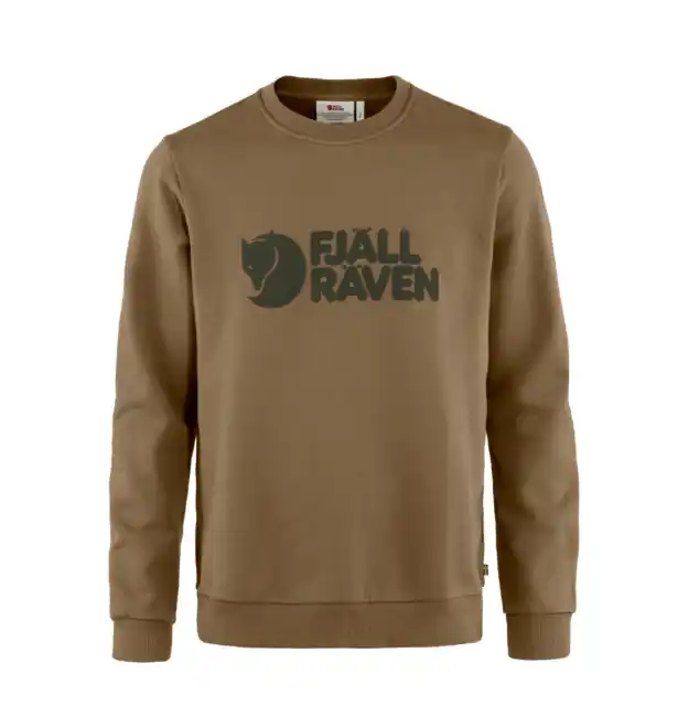 Men‘s Logo Sweater - Wood Brown - Medium