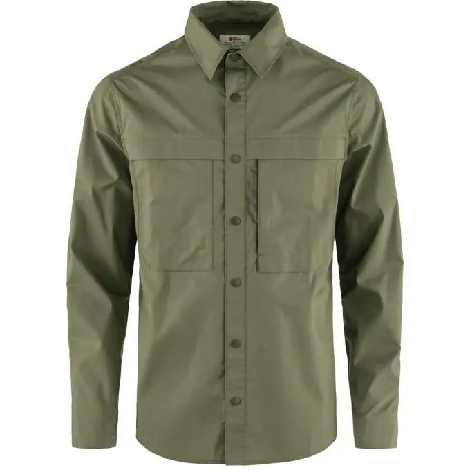 Men‘s Abisko Trail Shirt Long Sleeve - Green - XXL