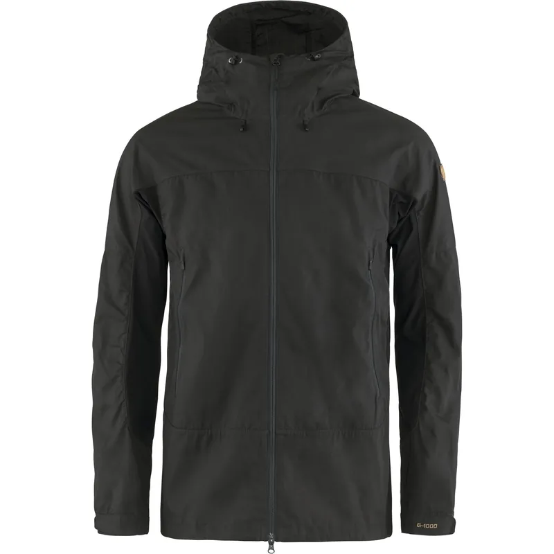 Men‘s Abisko Lite Trekking Jacket - Dark Grey/Black - Medium