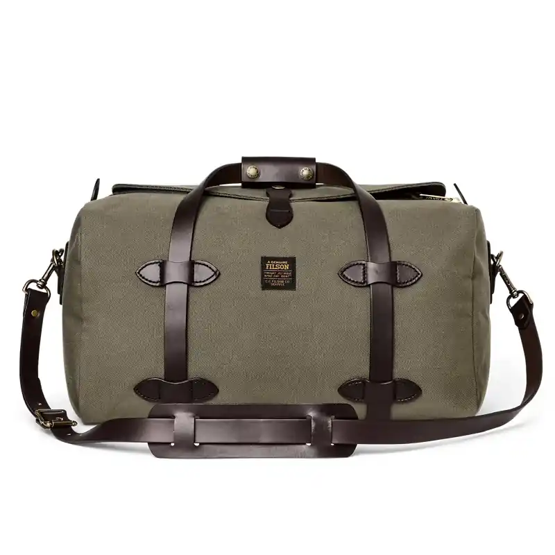 Small Rugged Twill Duffle - Otter Green - Small