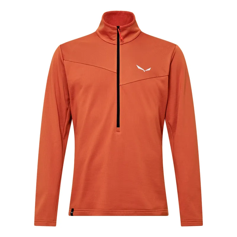 Men‘s Puez Cammino Polarlite Half-zip Jacket - Bombay Brown - Small