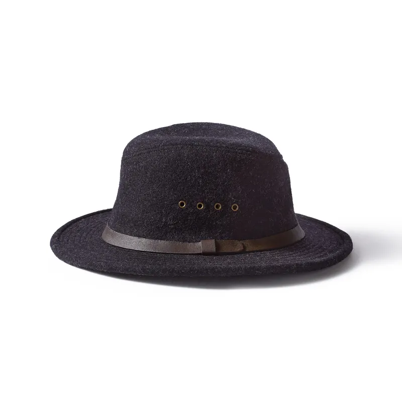 Men‘s Wool Packer Hat - Charcoal - Small