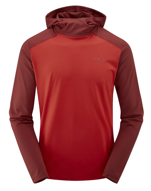 Rab Men‘s Force Hoody - Ascent Red/Oxblood Red - Small