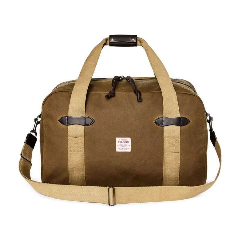 Tin Cloth Medium Duffle Bag - Dark Tan - One Size