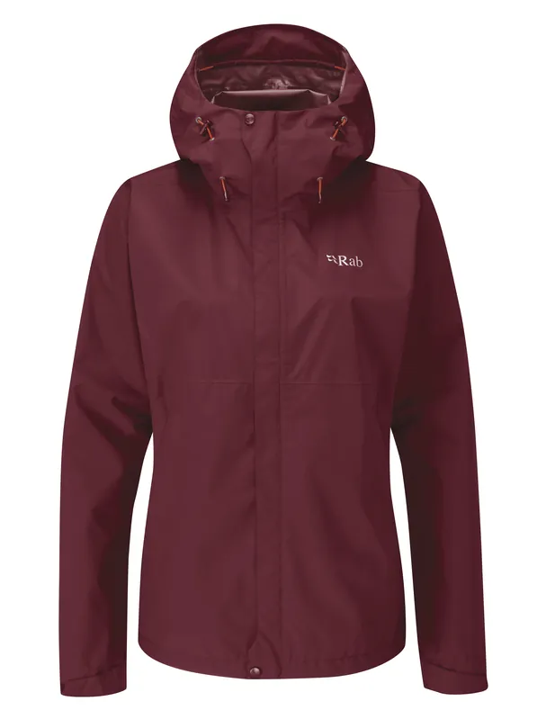 Rab Women‘s Downpour Eco Jacket - Deep Heather - XS