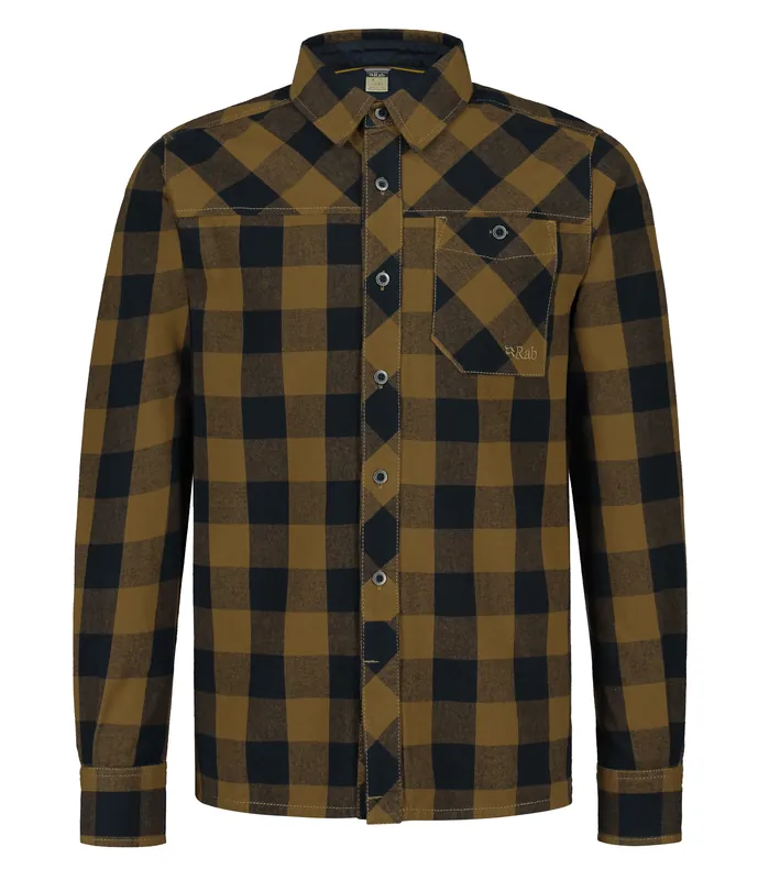 Rab Men‘s Boundary Shirt - Caramel Check - Small