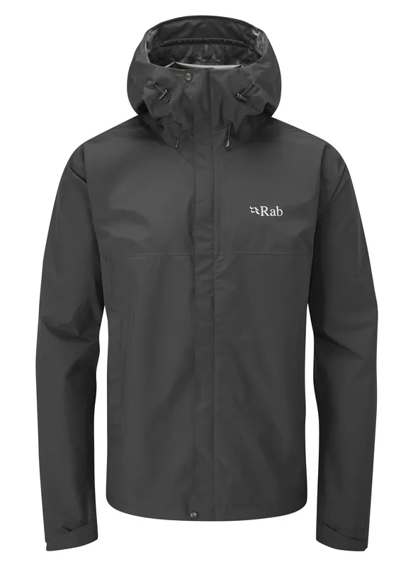 Rab Men‘s Downpour Eco Jacket - Black - XXL