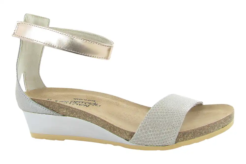 Women‘s Pixie - Beige Lizard/Silver Threads/Rose Gold - 41