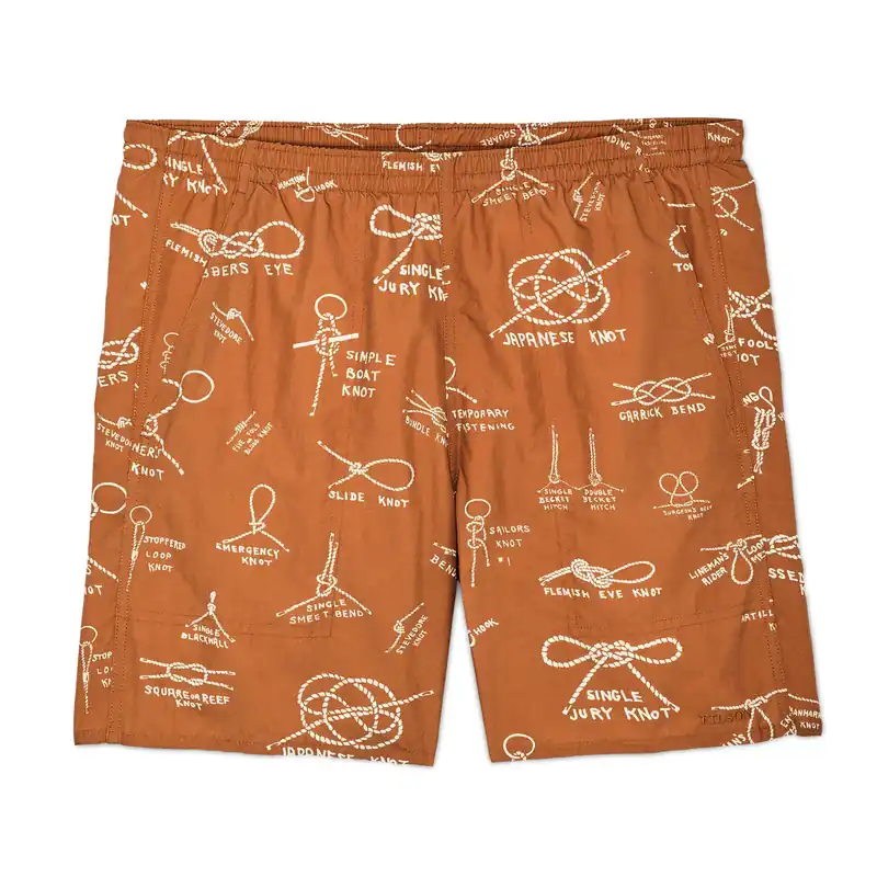 Men‘s Oxbow Lake Trunks - Bourbon/knots - Medium