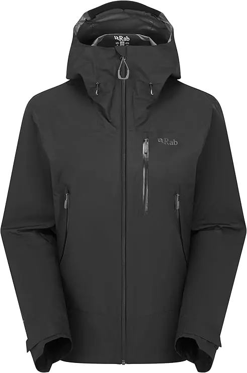 Rab Women‘s Downpour Mountain Jacket - Black - Large