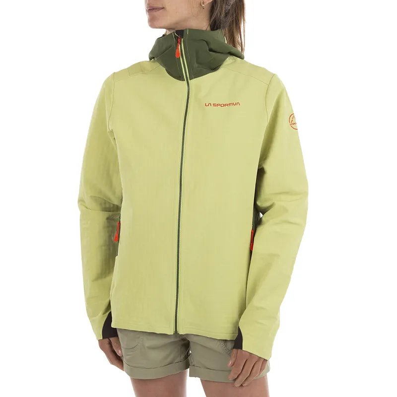 Women‘s Descender Storm Jacket - Green Banana/Forest - XS