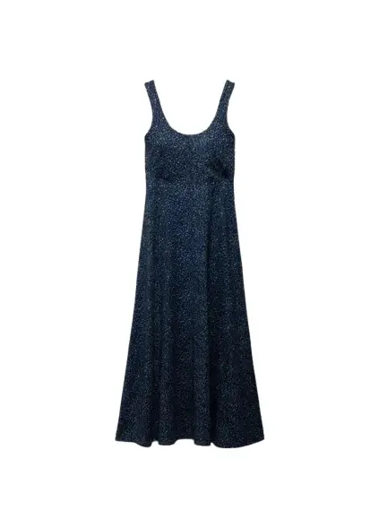 Women‘s Lata Beach Dress - Stormy Night Sharkstooth - Large