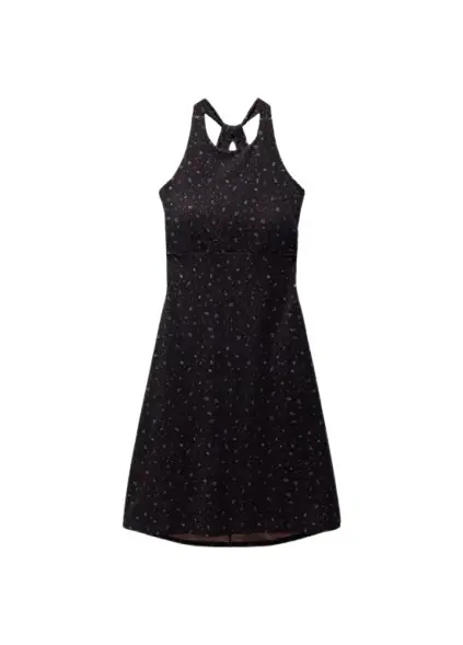 Women‘s Jewel Lake Summer Dress - Black Springtime - XS