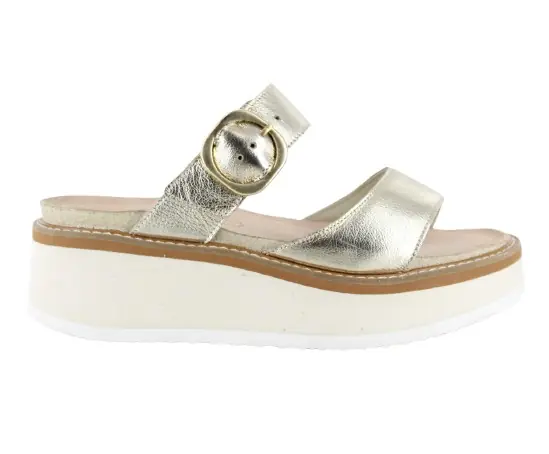 Women‘s Halvah - Gold Radiant Leather - 39