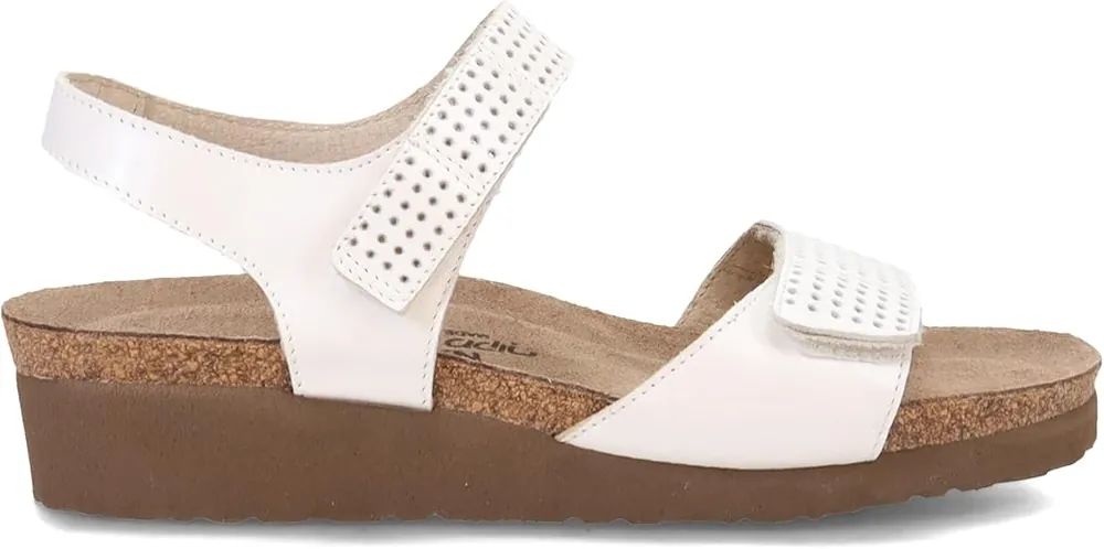 Women‘s Vivian - White Pearl Leather/Glass Silver - 37