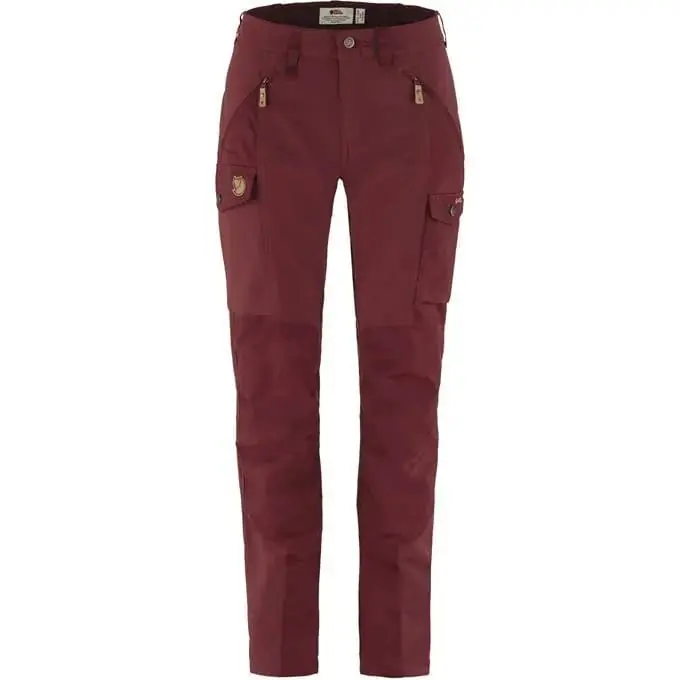 Women‘s Nikka Trousers Curved - Bordeaux Red - 34/Regular