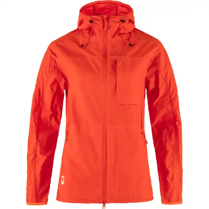 Women‘s High Coast Wind Jacket - Flame Orange - Large