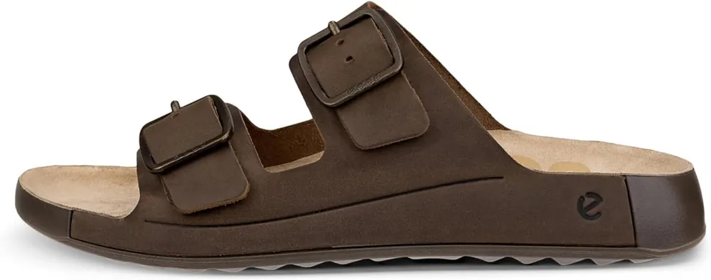 Men‘s Cozmo Two Band Buckle Slide - Nutmeg Brown - 45