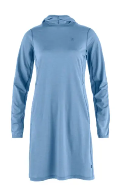 Women‘s Abisko Sun Hoodie Dress - Ultramarine - Large