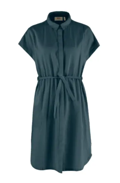 Women‘s Ovik Hemp Dress - Mountain Blue - Small