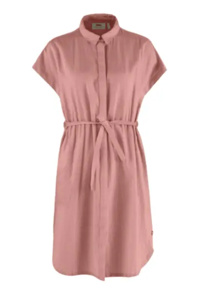 Women‘s Ovik Hemp Dress - Dusty Rose - Large