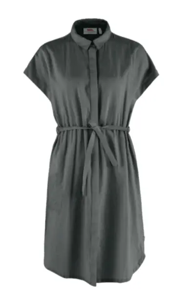 Women‘s Ovik Hemp Dress - Dark Grey - Large
