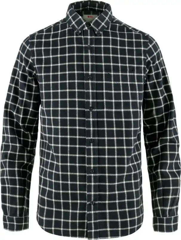 Men‘s Ovik Flannel Shirt - Dark Navy/Chalk White - Large