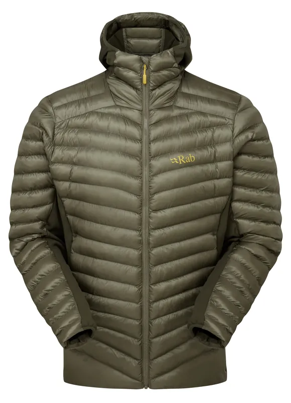 Rab Men‘s Cirrus Flex Hoody - Light Khaki/Army - Medium