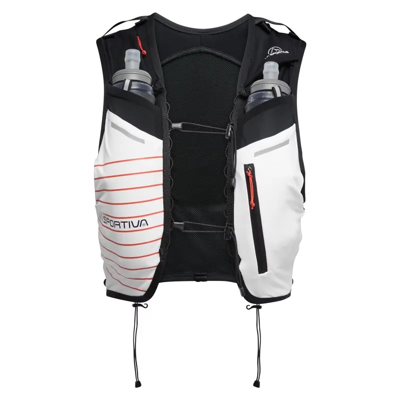 Trail Vest 5l - White/cherry Tomato - rge