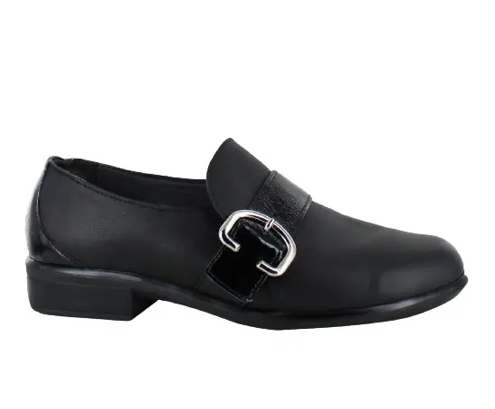 Women‘s Viscol - Jet Black Leather/black Crinkle Patent Leather - 40