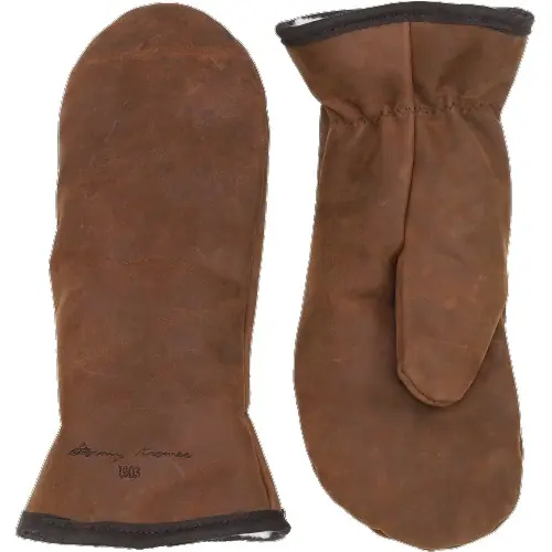 Leather Tough Mitts - Dark Earth - Medium
