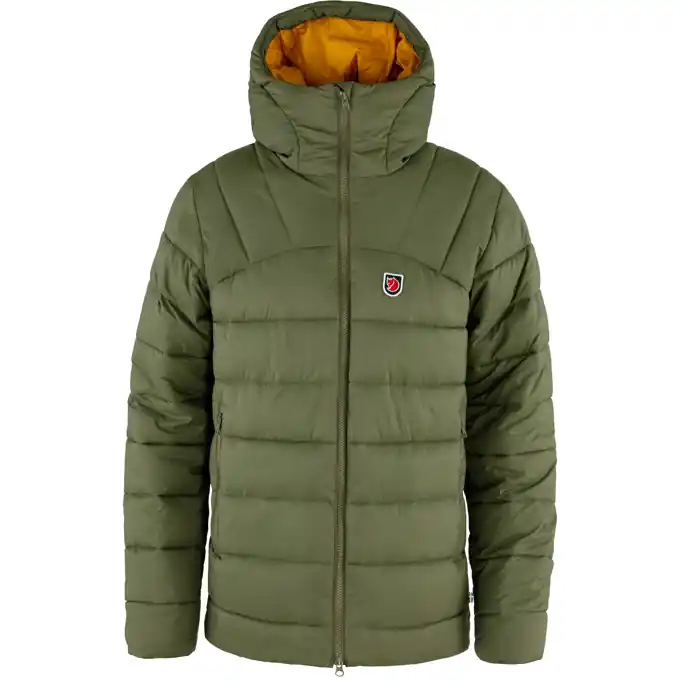 Men‘s Expedition Mid Winter Jacket - Green/mustard Yellow - Large