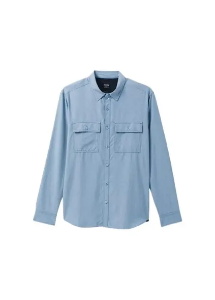 Men‘s Lost Sol Ls Shirt - Chambray Heather - XL