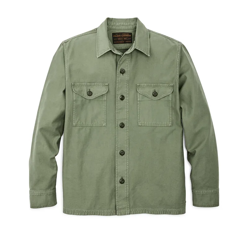 Men‘s Field Jac-shirt - Washed Fatigue Green - Large
