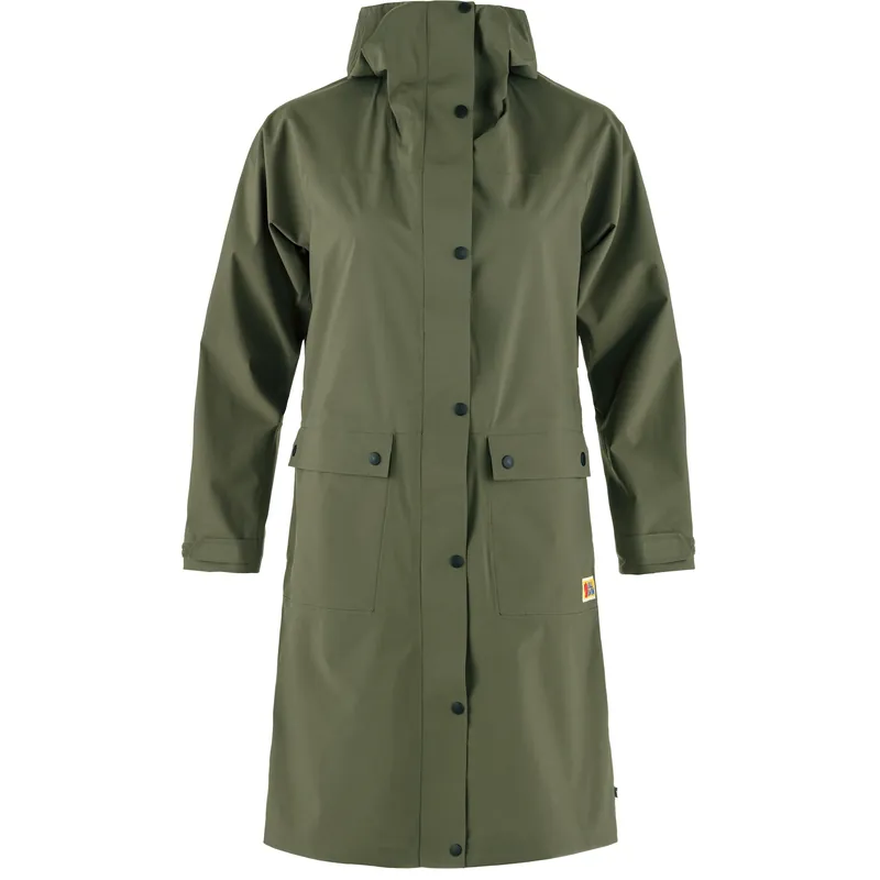 Women‘s Vardag Rain Parka - Laurel Green - XS