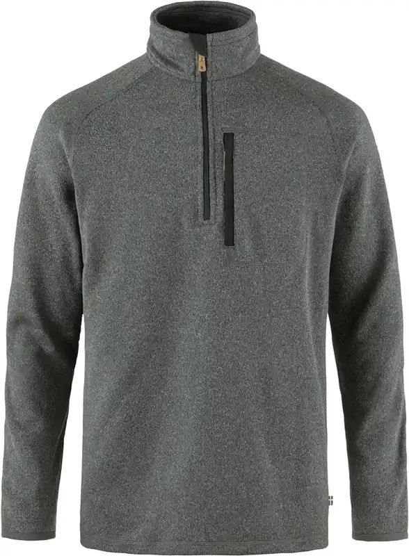 Men‘s Ovik Fleece Half Zip - Dark Grey - 2XL