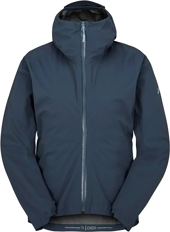 Rab Women‘s Cinder Downpour Light Jacket - Tempest Blue - Medium