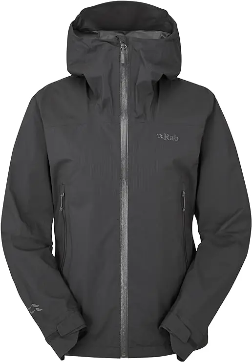 Rab Women‘s Downpour Light Jacket - Anthracite - Large