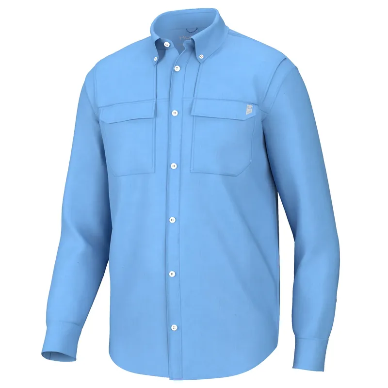 Men‘s Back Draft Ls Shirt - Marolina Blue - Small