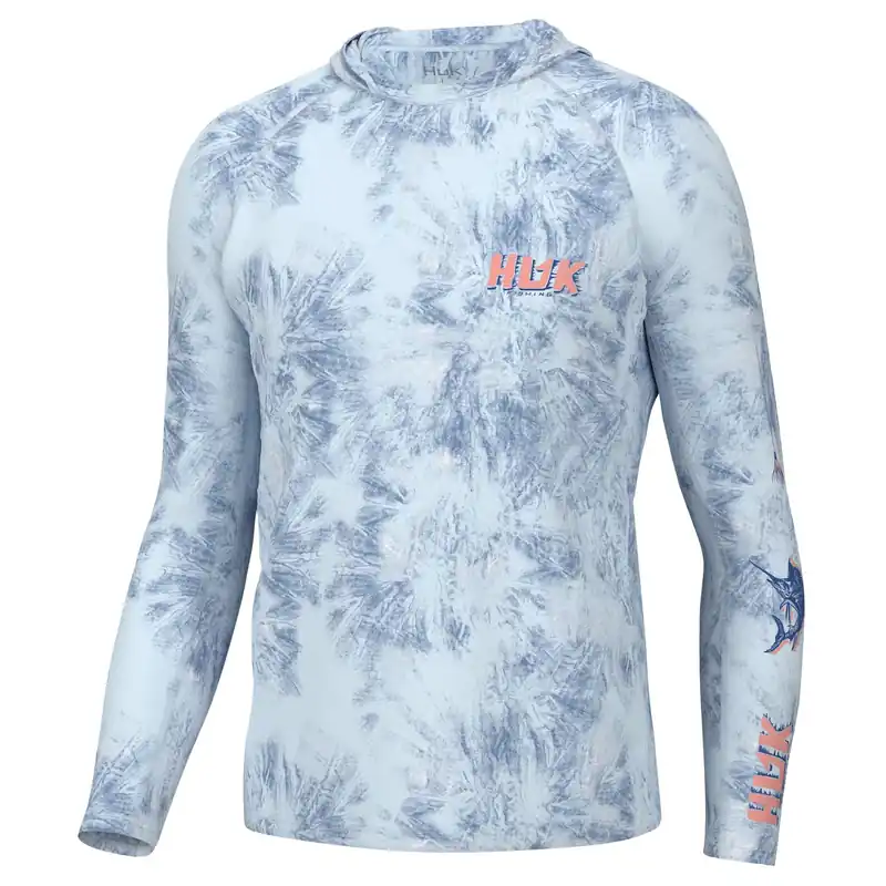 Men‘s Fish Line Pursuit Hoodie - Ice Water - Large