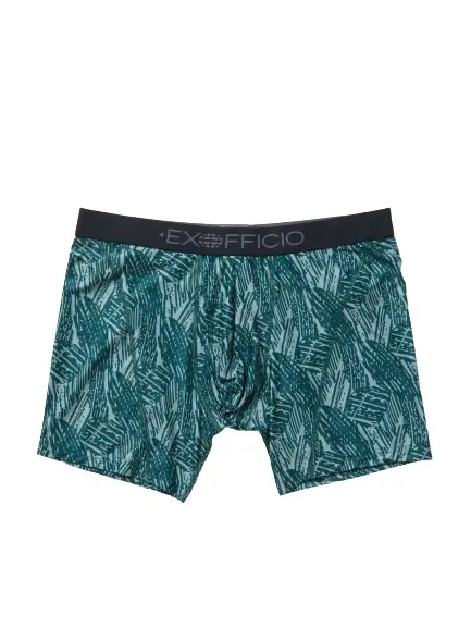Men‘s Give-n-go Sport 2.0 Boxer Brief 6 - Lush Green Leaf Camo - 2XL