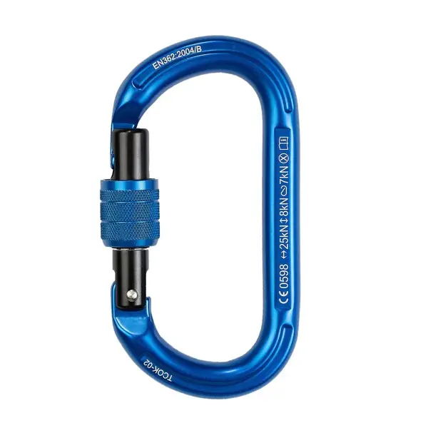Oval K Screwlock - Blue